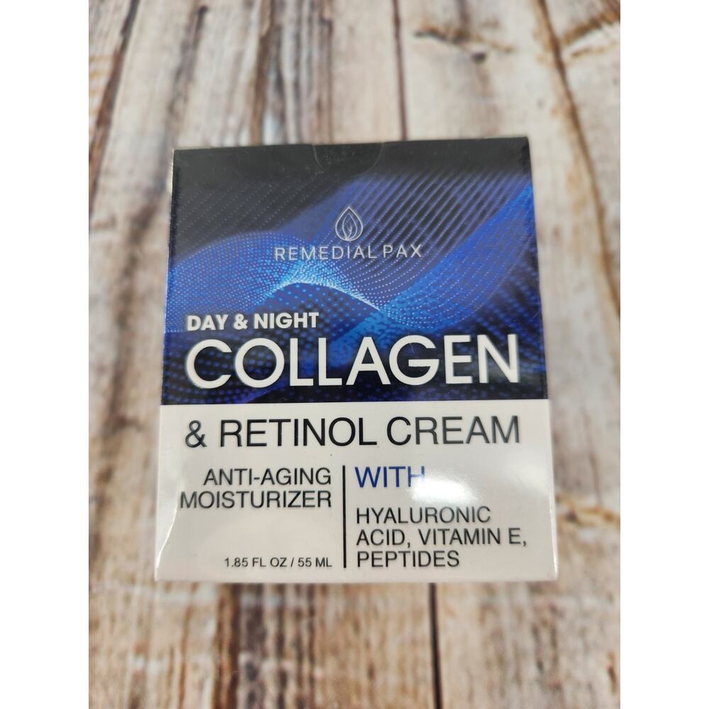 REMEDIAL PAX Day & Night Retinol Collagen Moisturizer Face Cream 1.85oz 3/2028